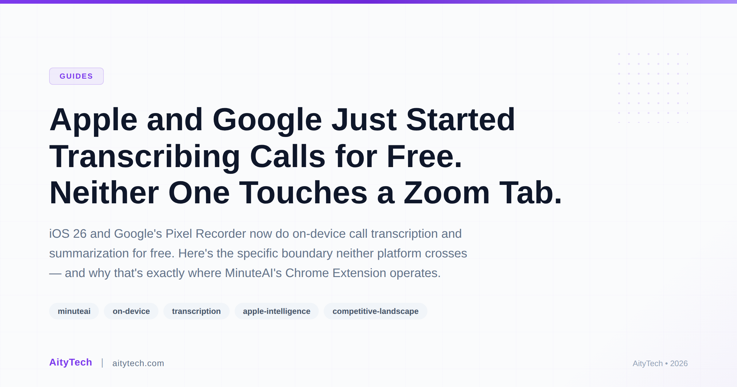 Apple and Google Just Started Transcribing Calls for Free. Neither One Touches a Zoom Tab.
